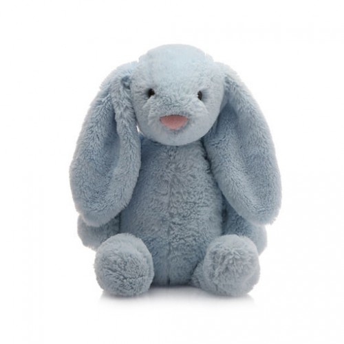 MUNCHKIN - Rabbit Cut Plush Soft Toys Blue